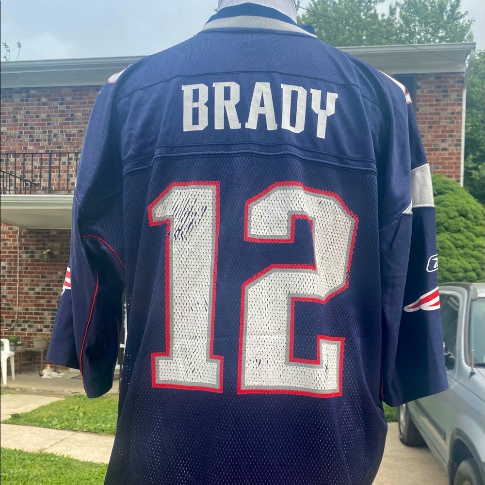 Vtg NFL Tom Brady Patriots Jersey